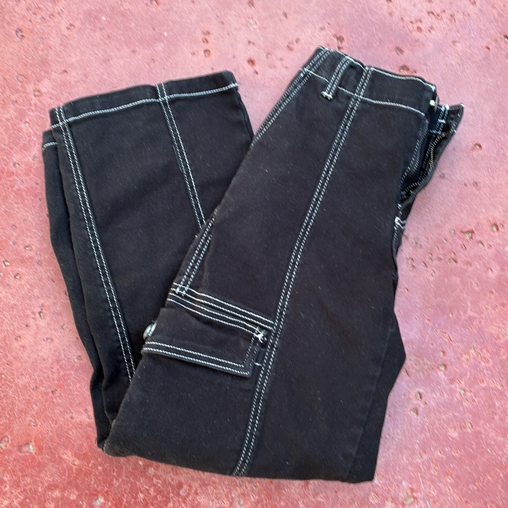 Madden NYC, XS, Black Cargo Pants